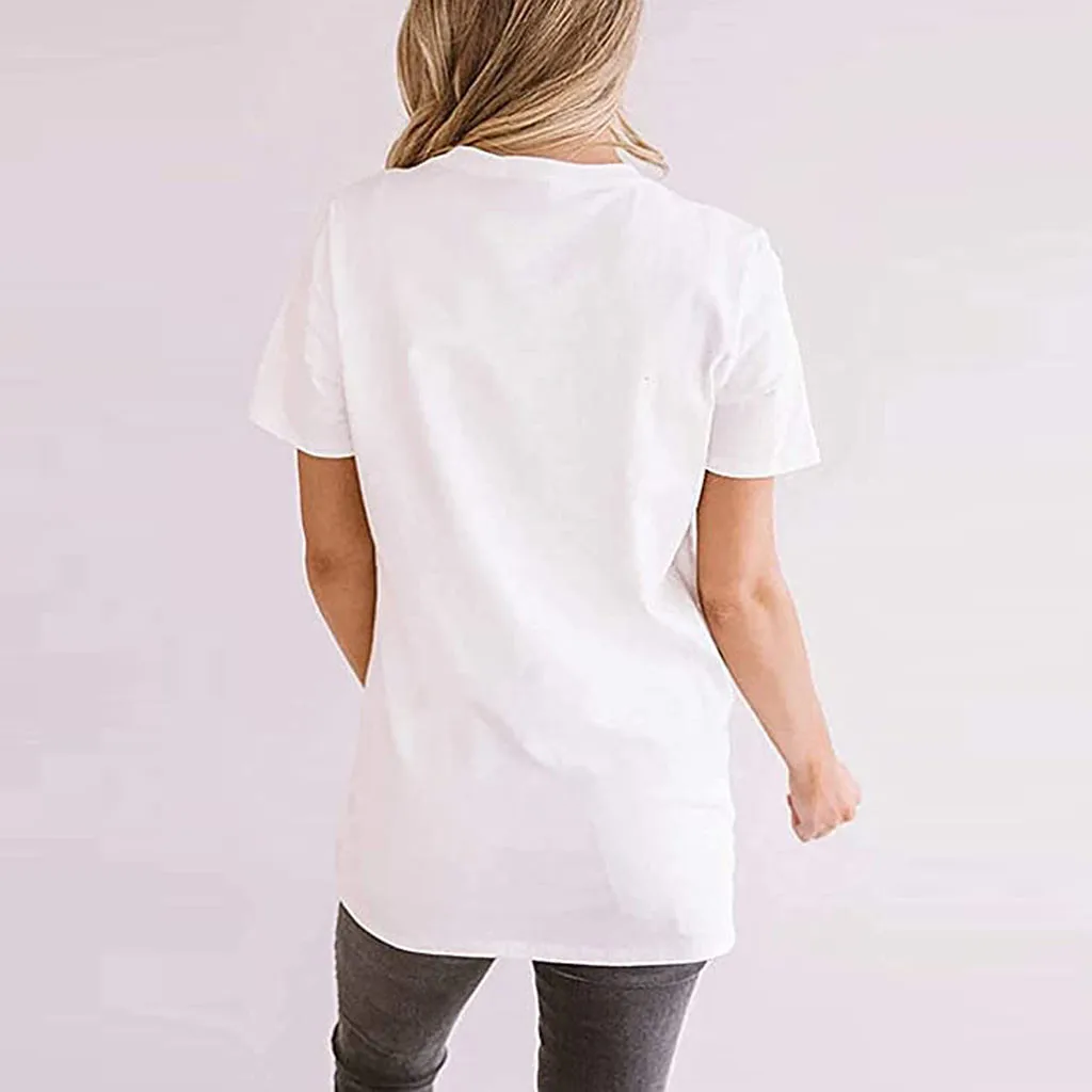 Женская футболка Повседневная летняя с короткими рукавами и леопардовым принтом