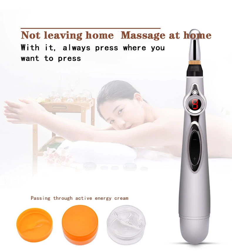 Новинка 2019 электронная ручка для иглоукалывания электрическая меридианская