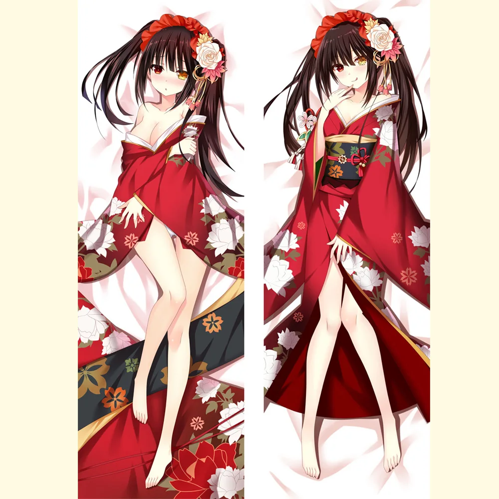 

ZENGIA Anime Dakimakura Date A Live Tokisaki Kurumi Hugging Body Pillow Case Home Bedding Long Cushion Pillow Cover