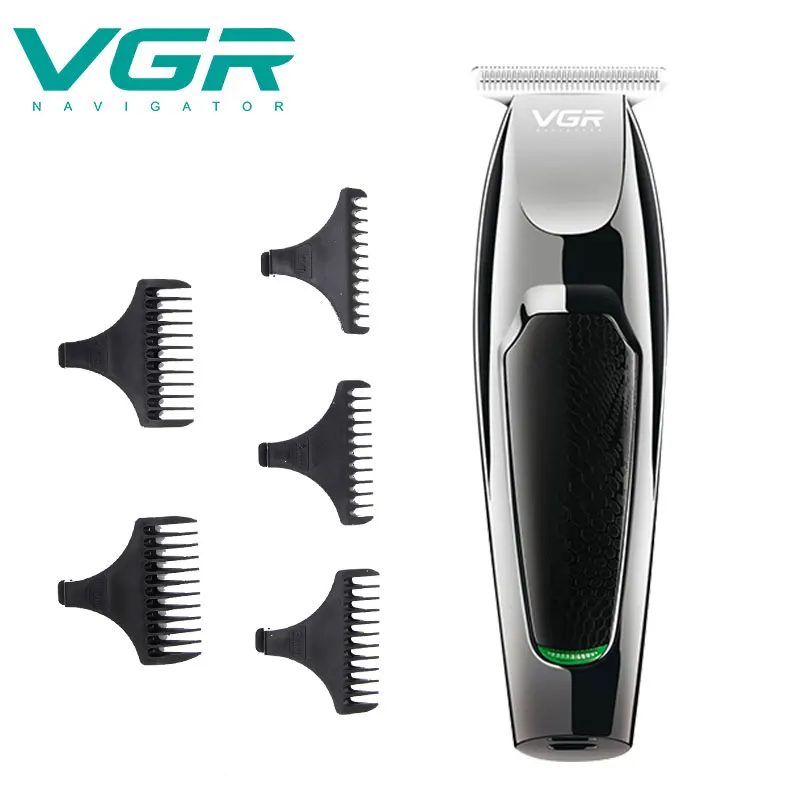 

VGR 030 hair trimmer USB rechargeable hair clipper haircut machine oilhead clipper white hair carving clipper beard trimmer