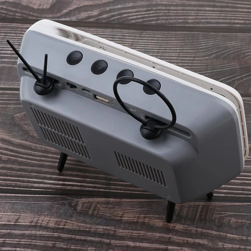 3 в 1 беспроводной динамик Ретро ТВ мини портативный Bluetooth бас мобильный телефон