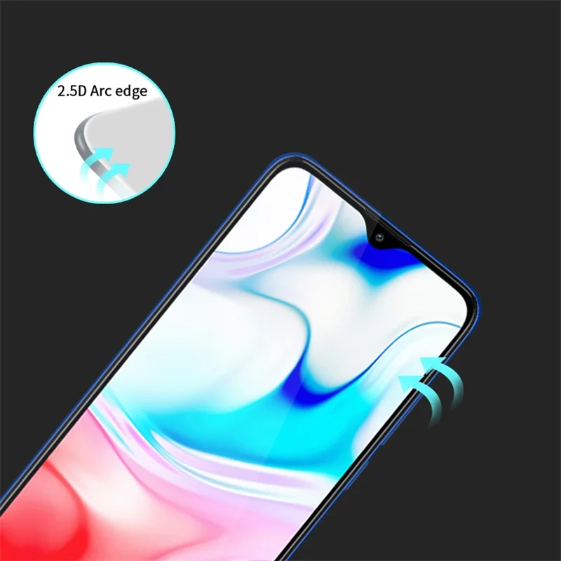 Protector de pantalla de vidrio templado para Xiaomi Redmi 8, Protector de vidrio templado para Xiaomi Redmi 8, 8A, A8, 2 uds.-2