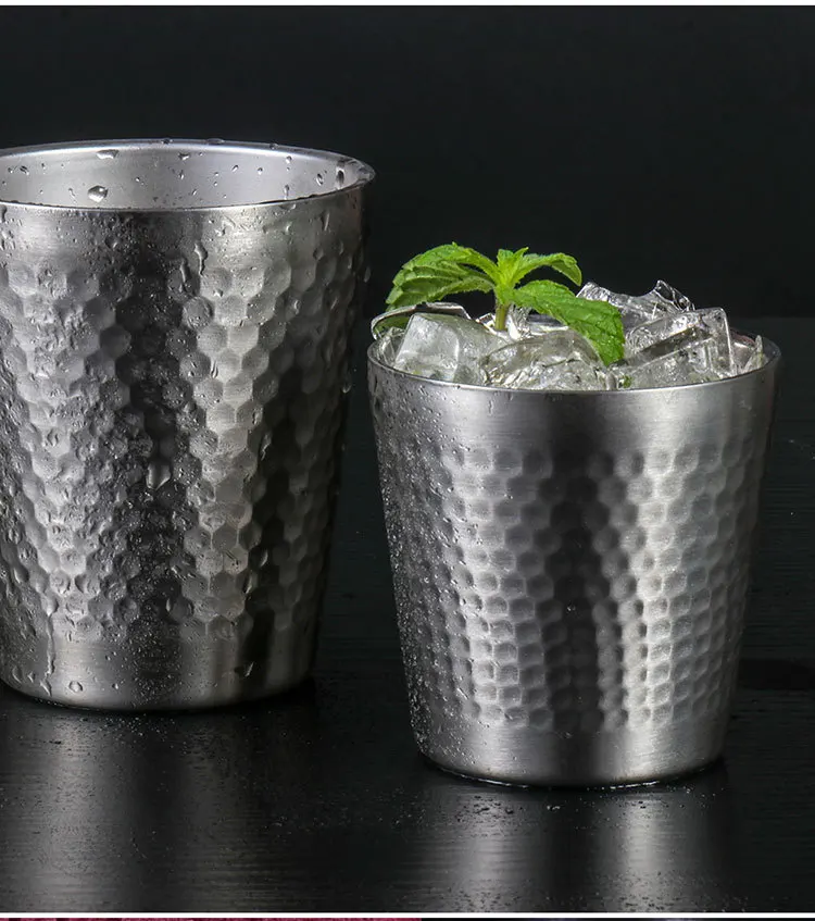 Двухслойный бокал для вина из нержавеющей стали пива Ktv металлическая сотовая