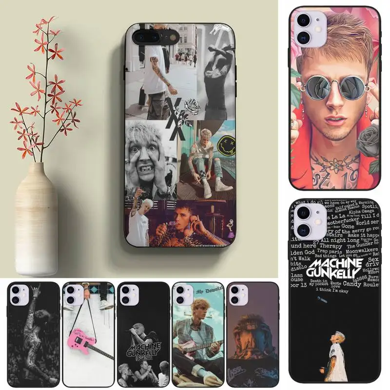 

MGK Machine Gun Kelly Rapper Phone Case Fundas Shell Cover For Samsung S10 S20 Fe Lite S21 S30 ULTRA Plus 5G