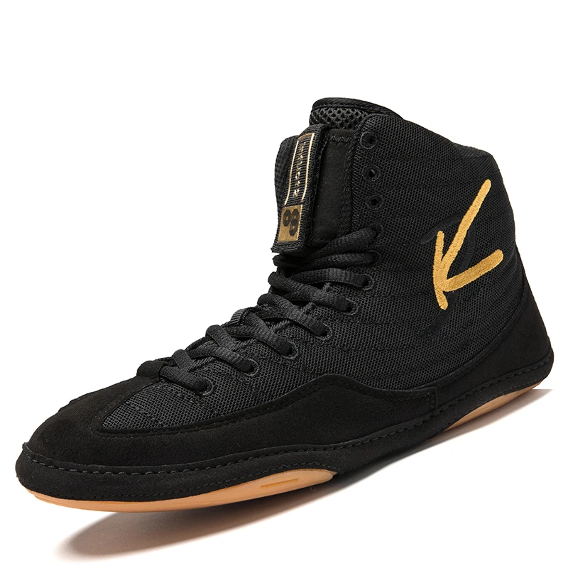 

Professional Men Weightlifting Shoes High Quality Hardwearing Men Boxing Pugilism Sneakers Plus Size 36-45