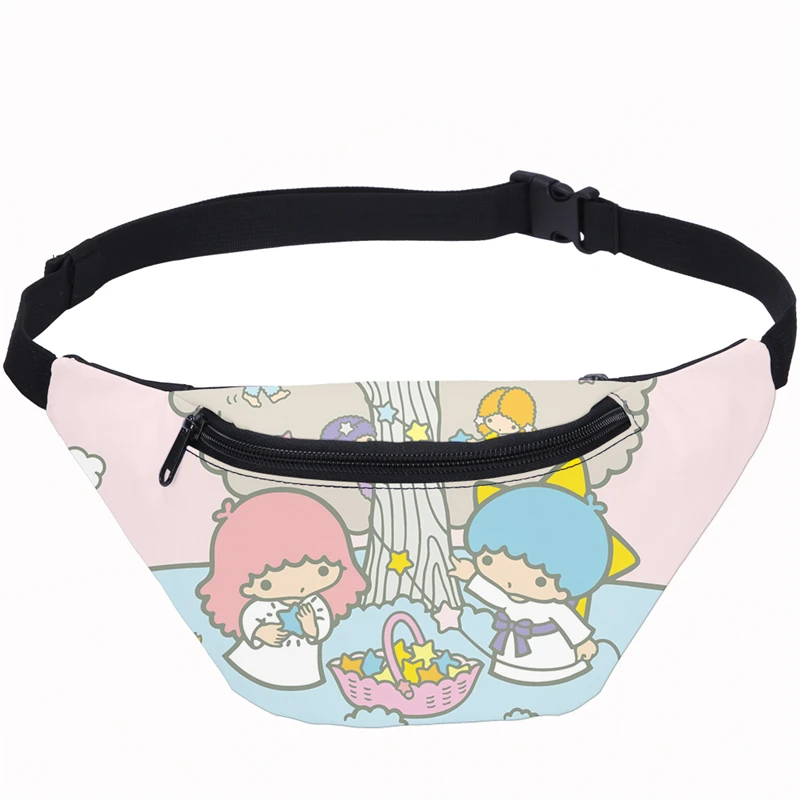 Cartoon Little Twin Stars Fanny Pack For Women Banana Waist Bag Belt New Brand Girl Belly Chest Phone Pouch Purse | Багаж и сумки