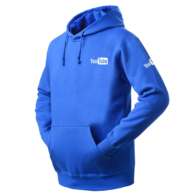 

Unisex Youtube Pullover Hoodies High Quality winter Sweatshirt Pullover