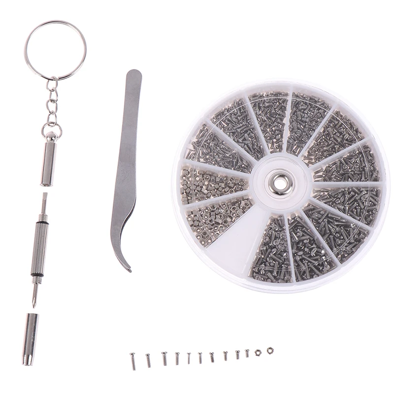 Набор инструментов для ремонта миниатюрных винтов и гаек с микро-отверткой