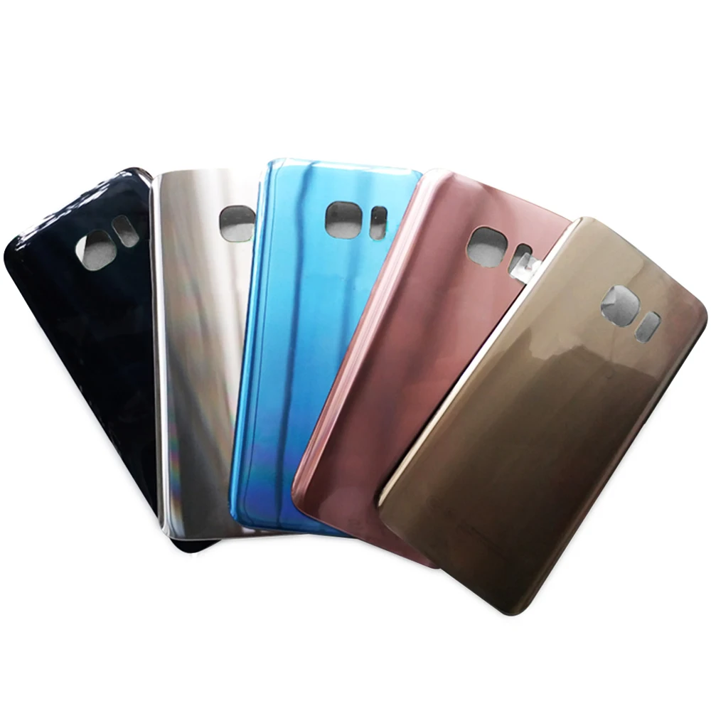 Новая стеклянная задняя крышка для Samsung Galaxy S7 G930F S7Edge G935F батарейного отсека