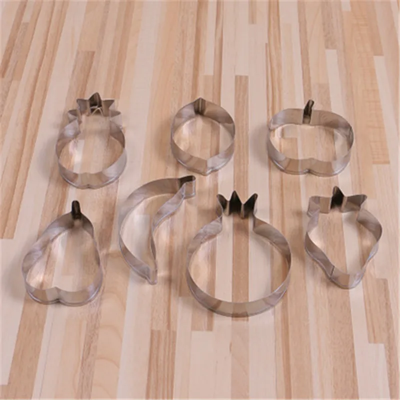 Набор для резки фруктов и печенья ананас банан форма в виде яблока украшение