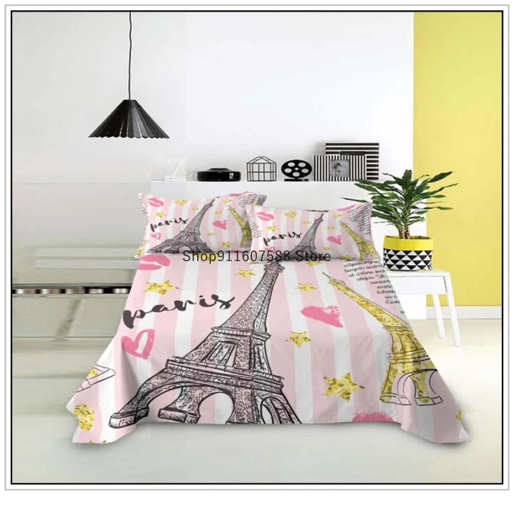 

Комплект постельного белья с изображением Эйфелевой башни