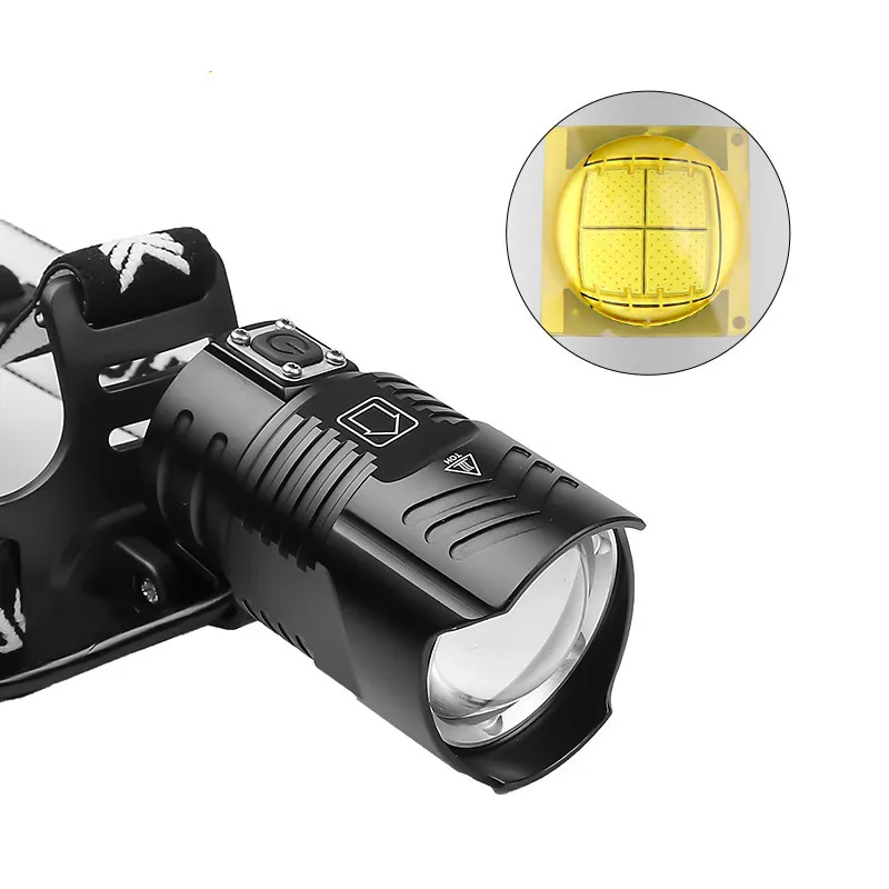 

Фонарь налобный Xhp90 с телескопическим увеличением и зарядкой от Usb
