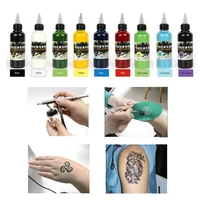 colorful temporary tattoo pigment airbrush temporary tattoo ink natural safe plant pigments for spray pen body paint