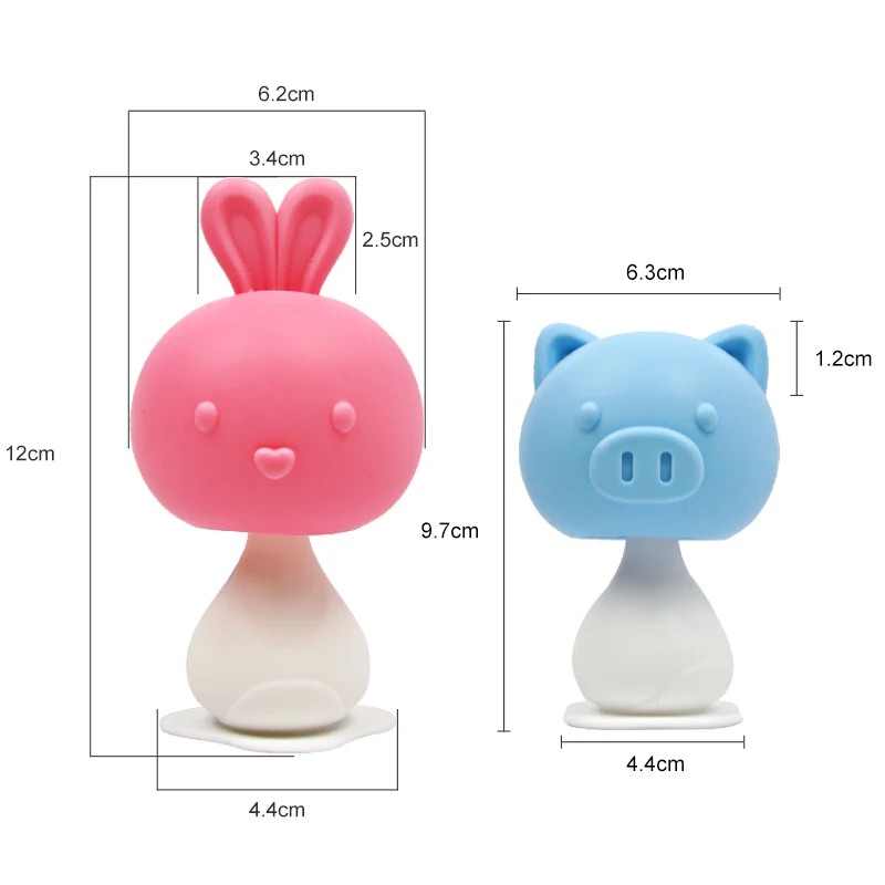 

Baby Music Flashing Teether Rattle Toys Pig Rabbit Hand Bell Mobile Baby Pacifier Crying Newborn Early Education Bite Chew Toy