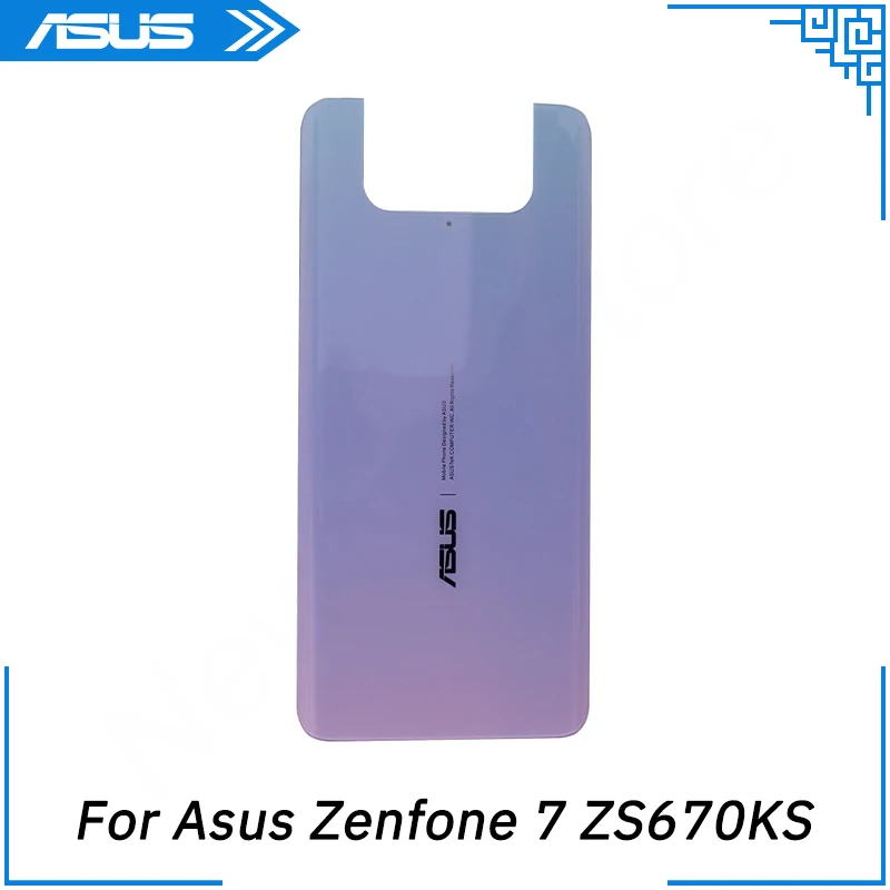 ASUS ZS670KS Battery Housing Cover Back Rear Door Cover For ASUS Zenfone 7 ZS670KS Housing Cover Case