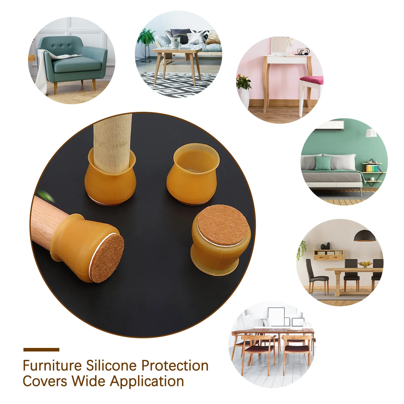 

Table and chair foot cover Chair Leg Cover Furniture Table Leg Anti-scratch Hardwood Floor Protection