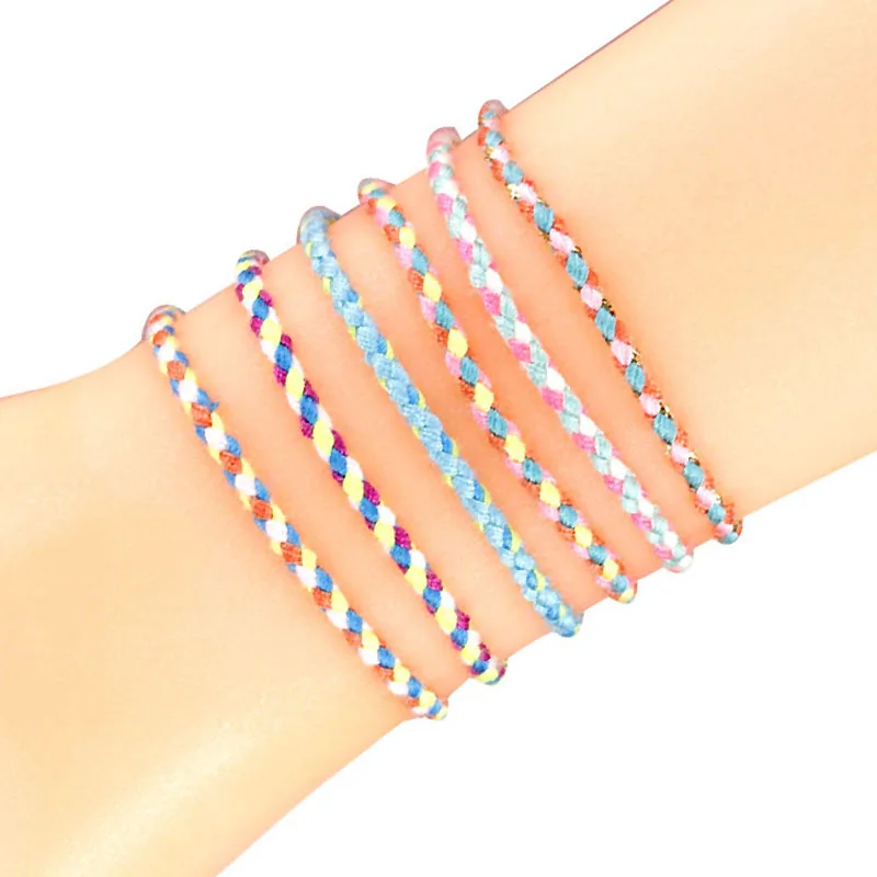 Новый богемный красочный браслет из хлопчатобумажной нитки, медные бусины, кисточки, дизайнерский браслет из хлопка и льна, ювелирные изделия, Женский Повседневный Романтический браслет Новый богемный красочный браслет из хлопчатобумажной нитки, медные бусины, кисточки, дизайнерский браслет из хлопка и льна, ювелирные изделия, Женский Повседневный Романтический браслет