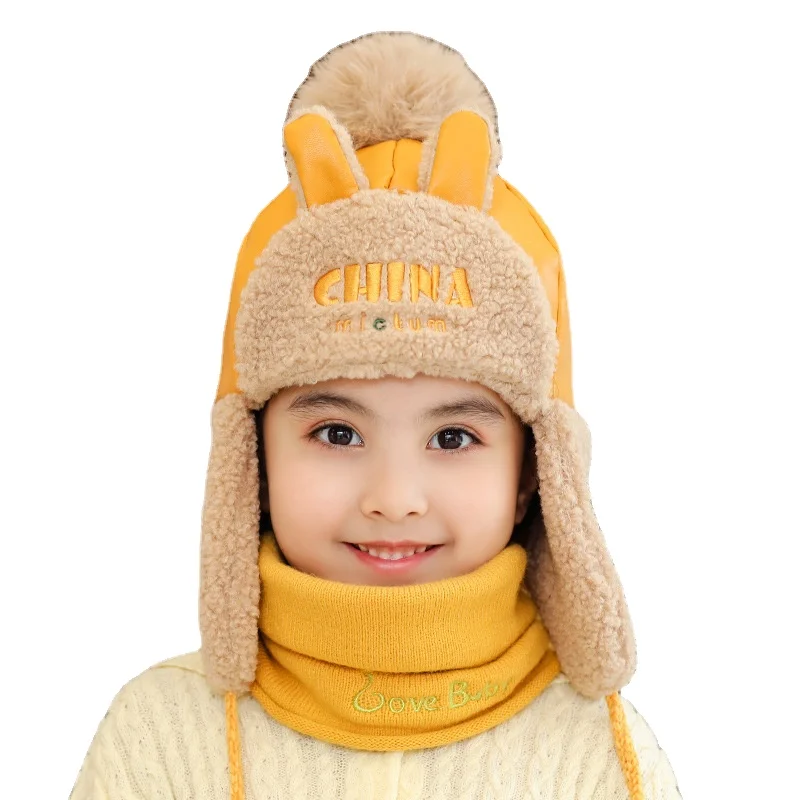 

2PCS newborn babys child children knitted Hat scarf Winter Hat warm sombrero bufanda invierno ninos bebe enfante echarpe hiver