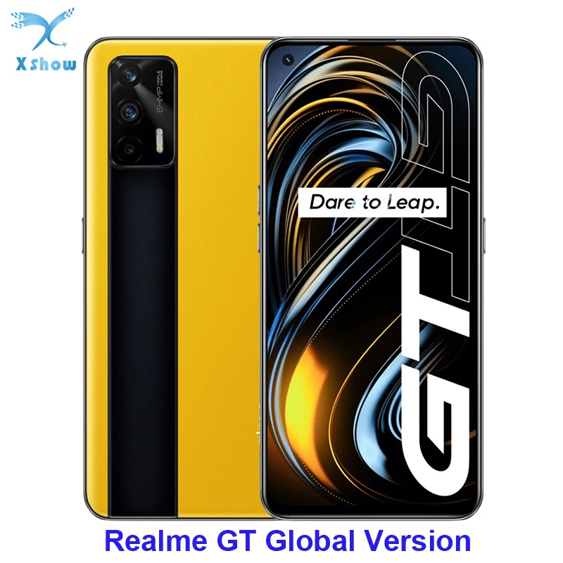 Смартфон Realme GT глобальная версия 128G/256G Qualcomm Snapdragon 888 65 Вт поддержка SuperDart 120 Гц AMOLED