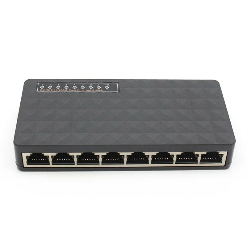 10/100 Мбит/с 8 портов Poe Ethernet Lan Настольный сетевой Переключатель концентратор