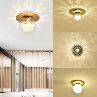 modern e27 ceiling lamps cheap for restaurant aisle corridor balcony decoration luxury glass led ceiling light