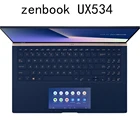 Защитный чехол для клавиатуры ASUS zenbook 15, UX534ftc, UX534FT, F, FA, UX534, UX 534, UX533, 15,6 дюйма, прозрачный силиконовый, гибкий, мягкий