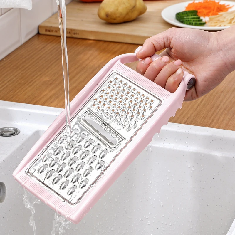 Многофункциональная практичная терка для овощей и сыра из нержавеющей стали с
