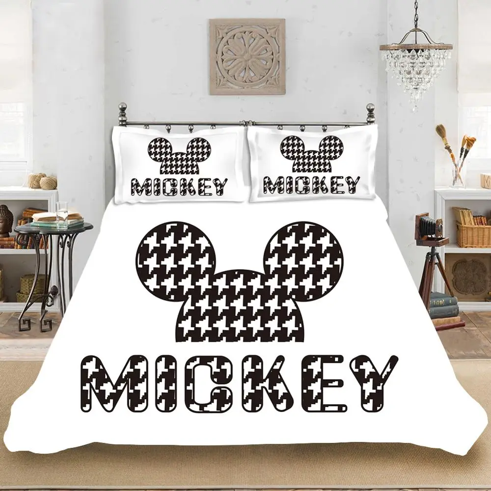 Комплект постельного белья Disney Mickey Minnie для взрослых и детей Рождественский