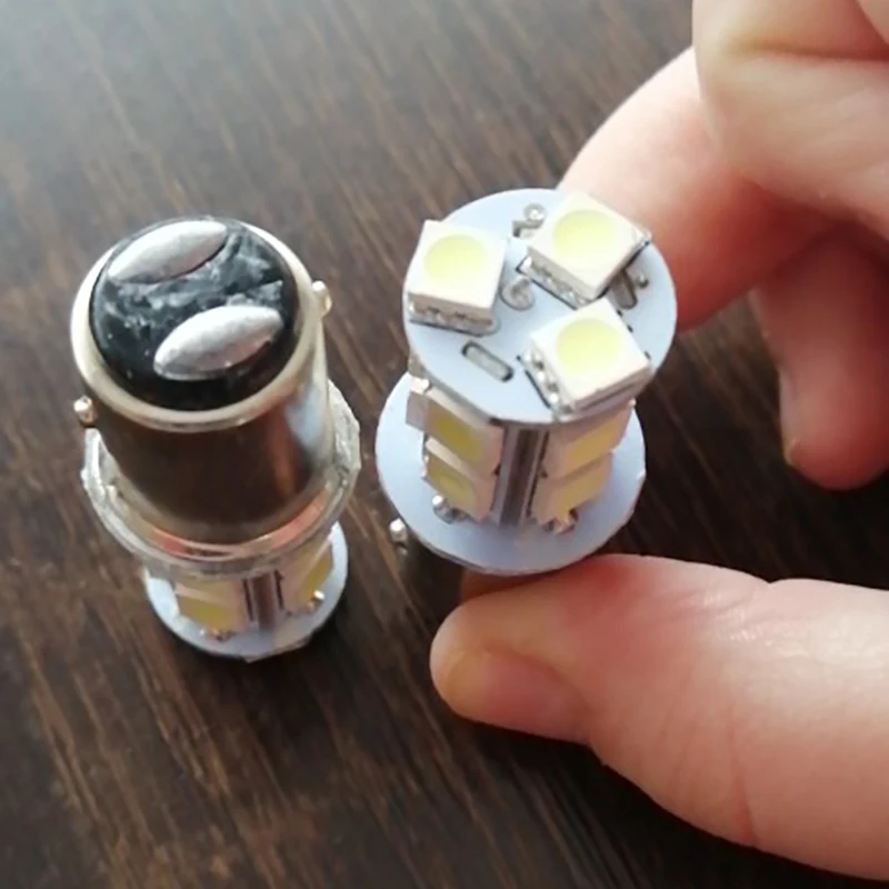 2 шт. BAY15D P21/5 Вт 1157 13 5050 SMD белый поворотного тормоза светодиодный светильник