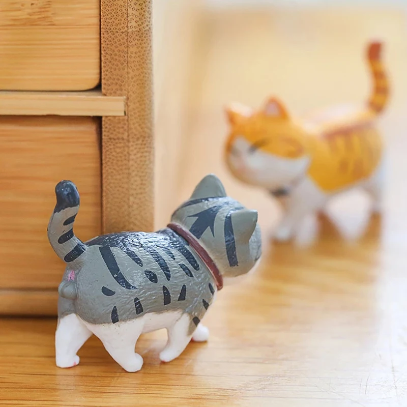 

Cute Cat Jewelry Creative Meow Control Hand-Made Jewelry Flower Cat Meow Star Human Small Animal Cake Jewelry PVC Twist Kitten