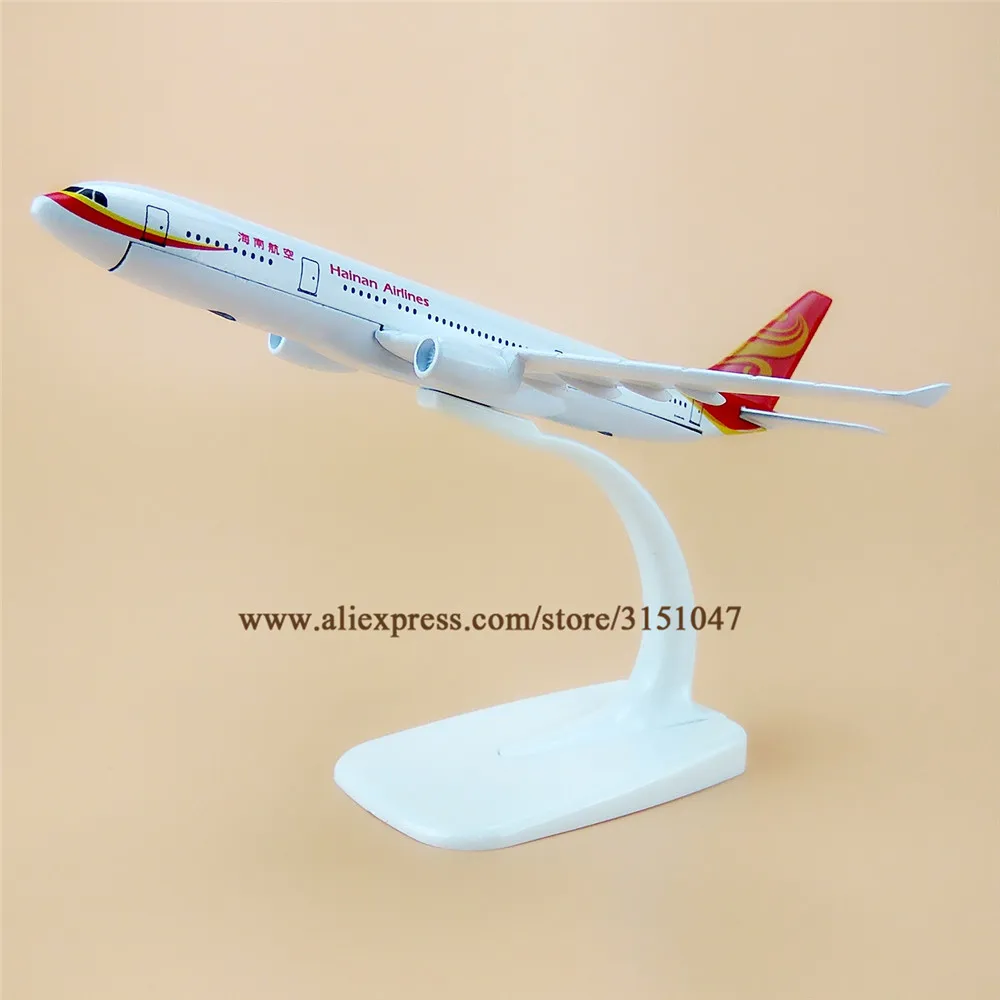 16 см Air China Hainan Airlines A330 модель самолета Аэробус 330 из металлического сплава литая