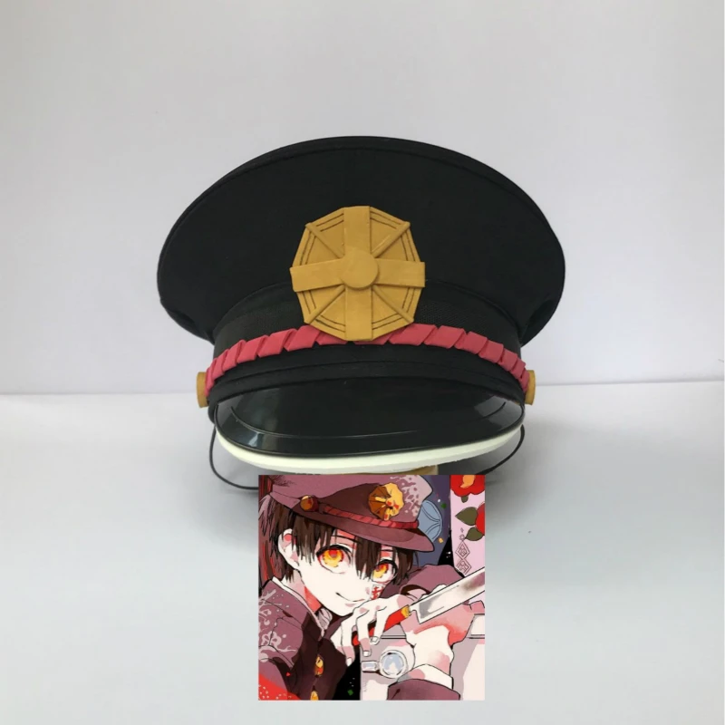 Jibaku Shounen Hanako Kun шляпы для косплея унитаз связываемый кепки значок костюм реквизит