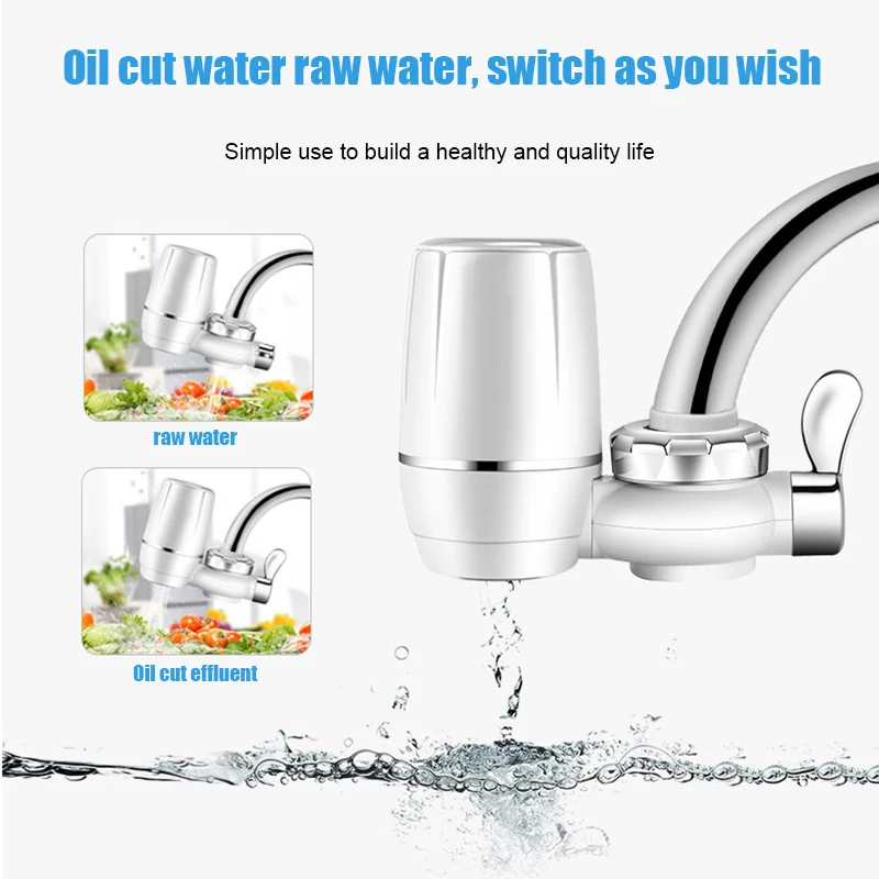 

Tap Water Filter System Water Faucet Filtration Quick Oil Removal Impurities Remover C44