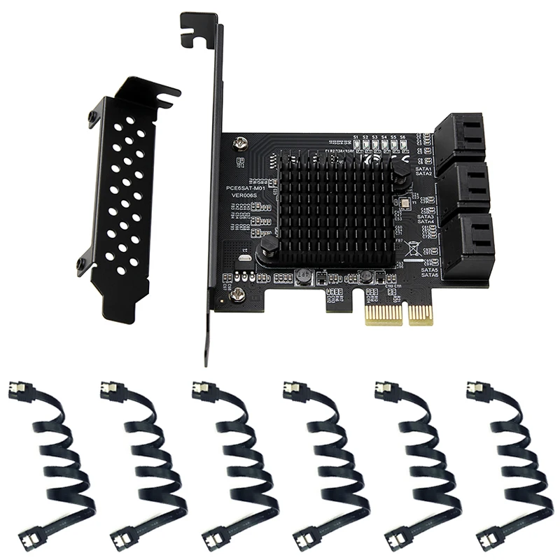 marvell 88se9215 чип 6 портов sata 30 для расшире
