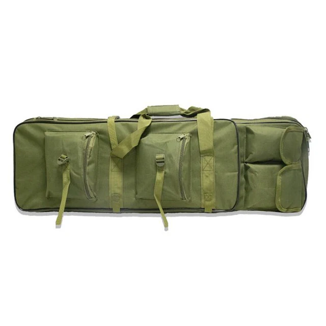 85CM Outdoor Tactical Bag Dual Rifle Hunting Shooting Airsoft CS Game With Shoulder Strap Black And Olive Drab For Optional | Спорт и