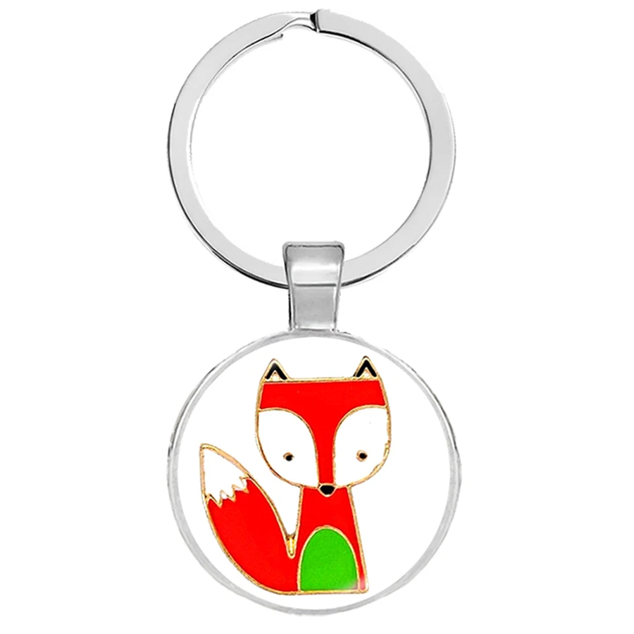 Cartoon Animal Mr Ms Cat Rabbit Fox Keychains Couples Lovers Pendants Keyrings Llaveros Jewelry Accessories Gift for Lover | Украшения и