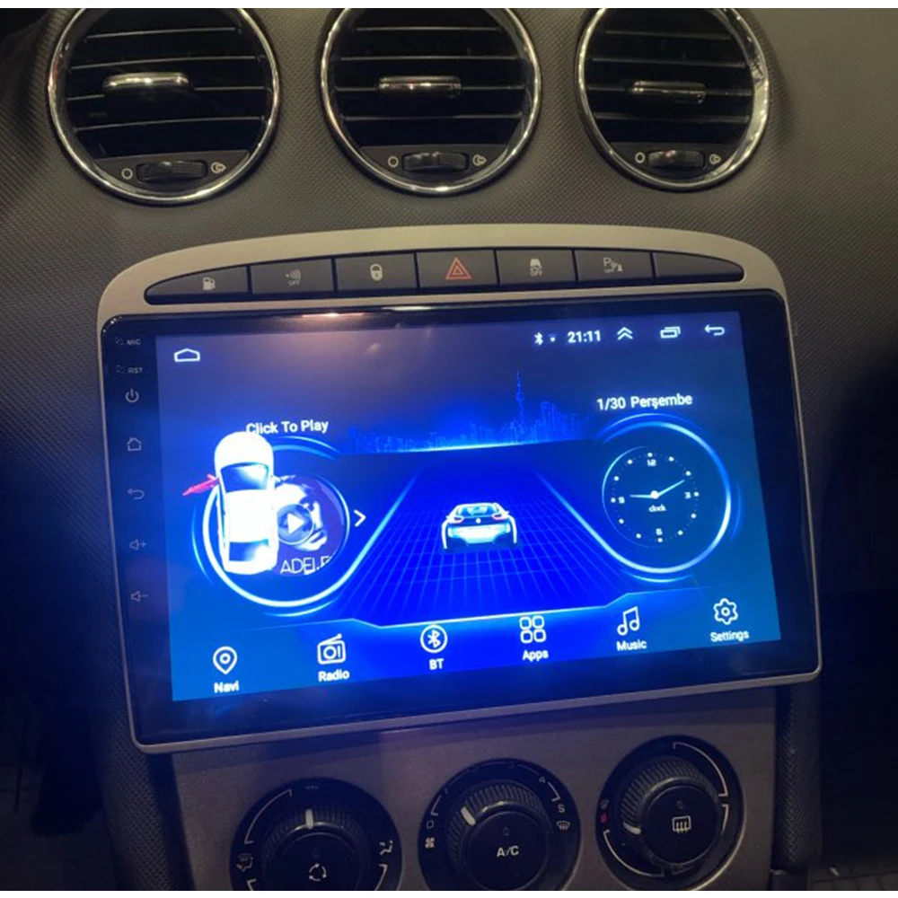 Автомобильный мультимедийный плеер стерео GPS DVD Радио Навигация Android экран для