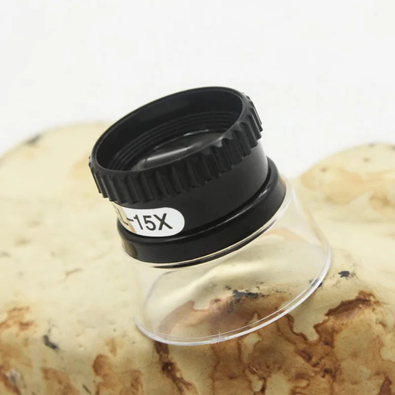 Портативный мини Ювелир Часы лупа инструмент 15X Монокуляр рабочего стола