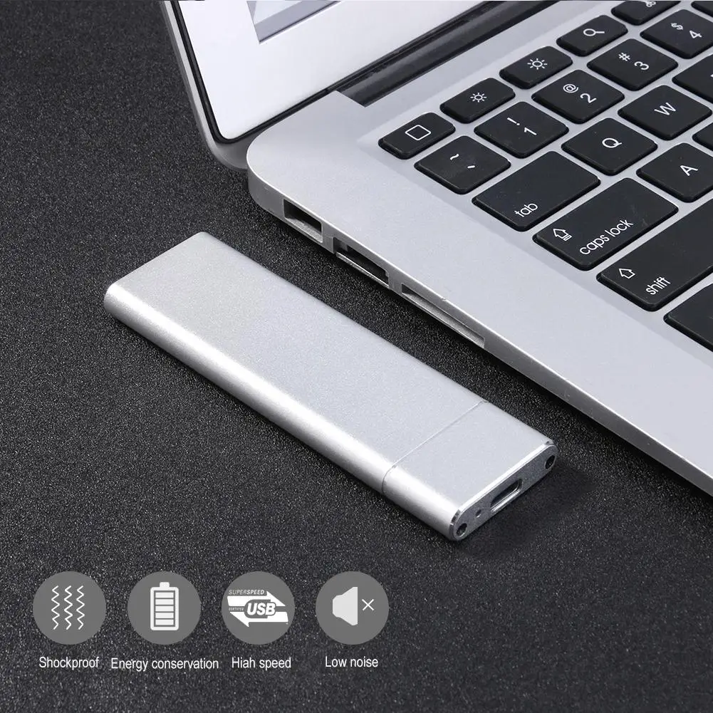ALLOET M2 SSD Case USB 3.1 Type C to M.2 NGFF Adapter External Hard Disk Enclosure 6Gbps m.2 ngff B Key Solid State Drive | Электроника