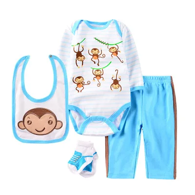 

50-57cm reborn baby dolls clothes bebe baby adorable high quality Princess blue romper with sock dolls accessories bonecas gift