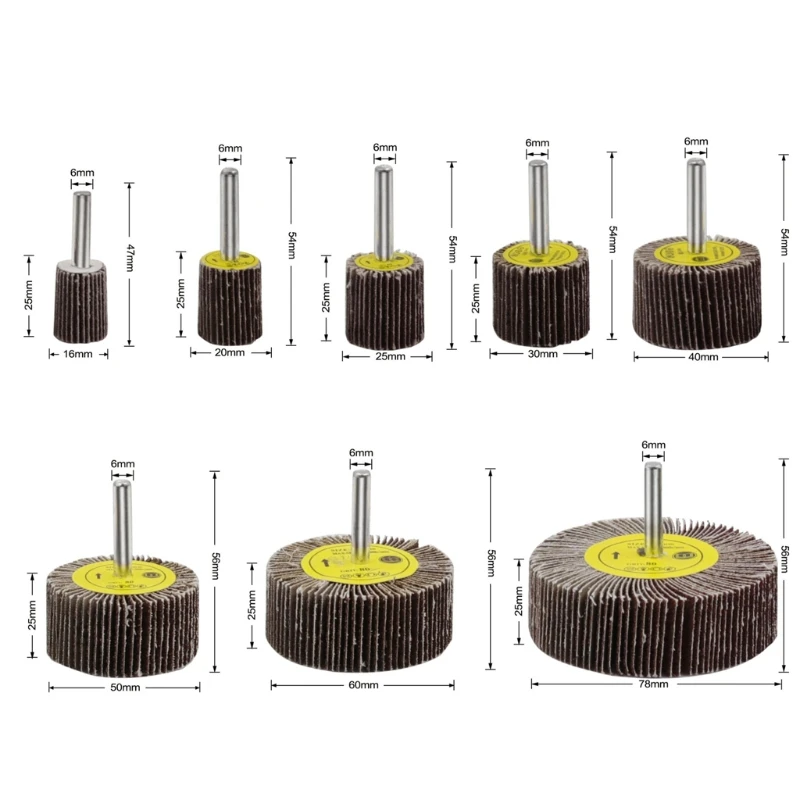 

K1KA High-quality Metal Silicon Carbide Abrasive Gauze Base Abrasive Flap Wheel Sander Abrasive Flap Wheel Grinding Head