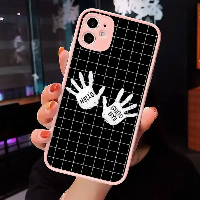 

New TV The Umbrella Academy Phone Case For iPhone 12 11 Mini Pro XR XS Max 7 8 Plus X Matte transparent Pink Back Cover