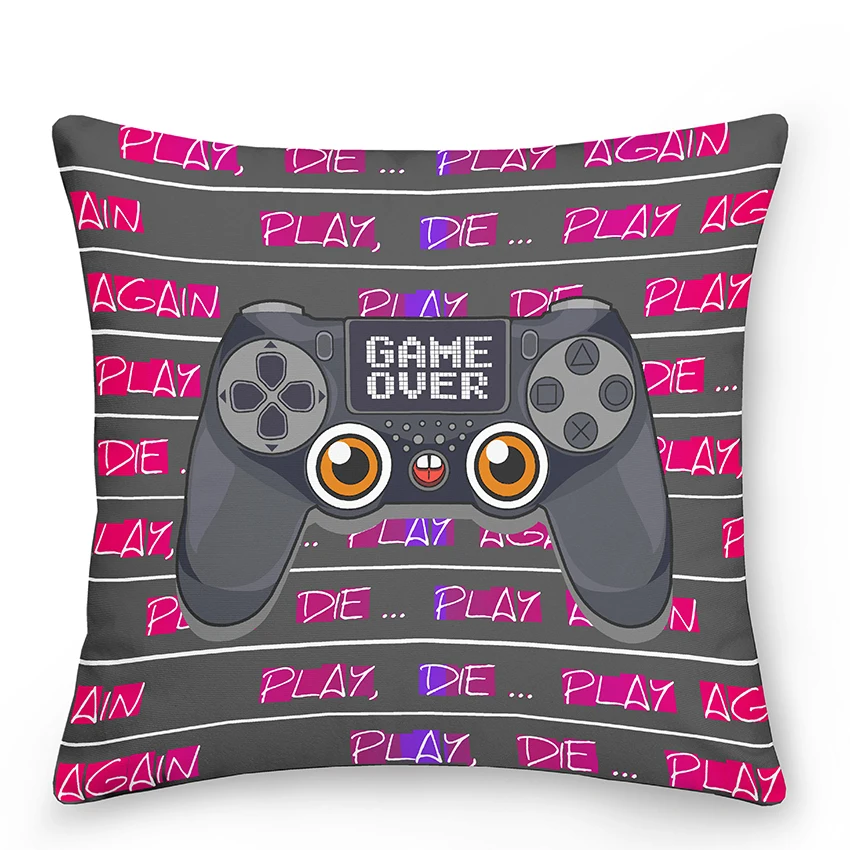 Подарок для Gamer видеоигры игровая Подушка Спальня декоративный чехол подушки из