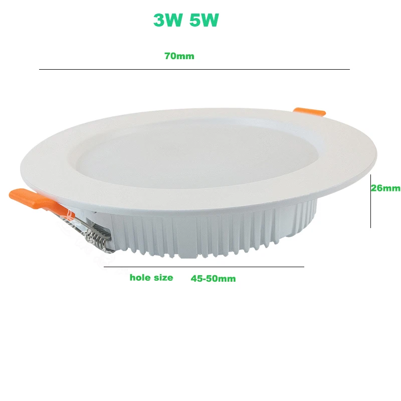 Точечный светильник точечный светодиодный утопленный SMD 12 Вт 9 3 5 7 Вт|Полочные
