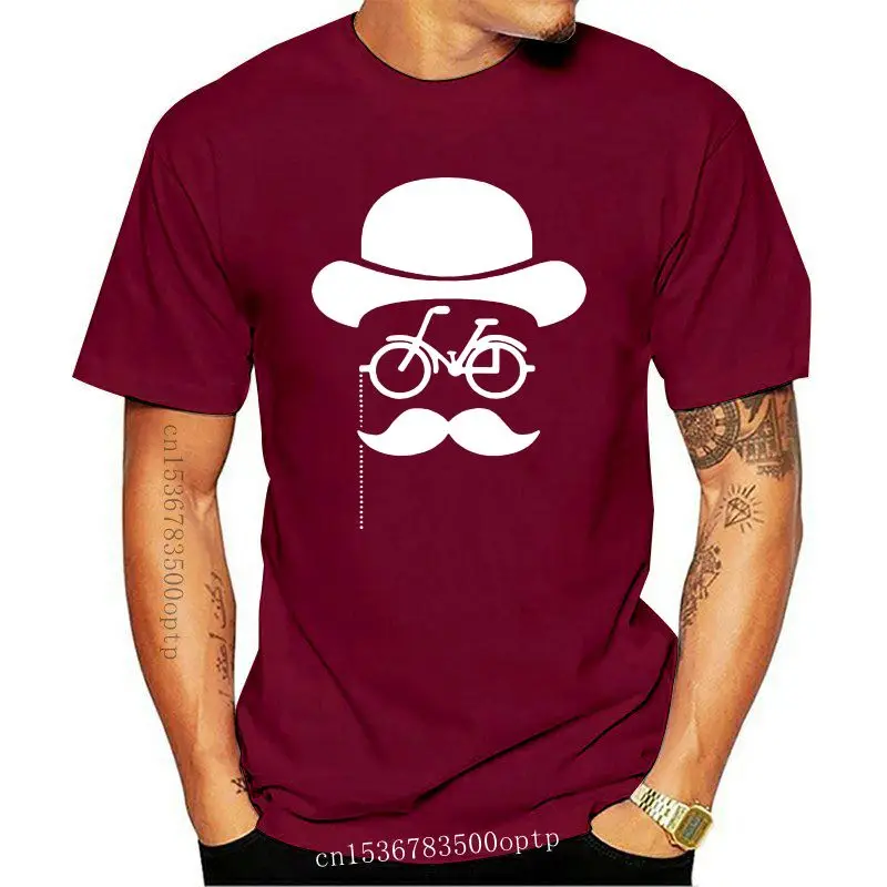 

100% Cotton Print Men'S Print Bicycle Tshirt Funny Men Short Sleeve Print Tee