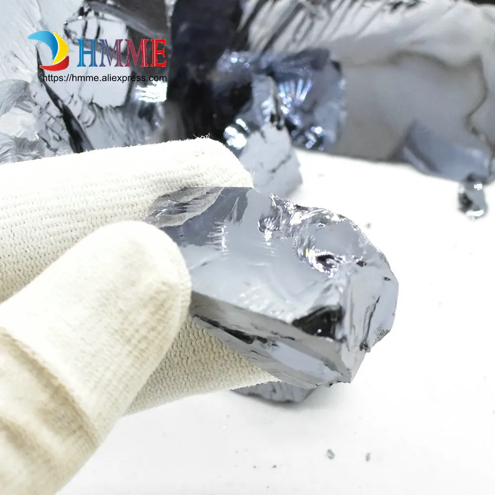 Монокристаллический кремниевый слиток 6N для коллекции элементов 99.9999% чистый Si DIY