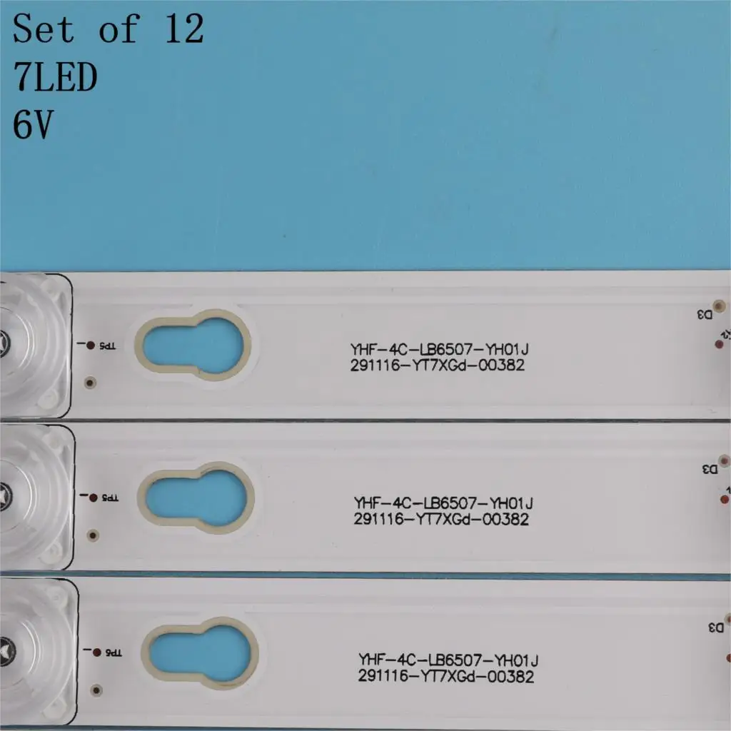Светодиодный подсветка полосы 7 лампы для TCL 65A730U TOT 65D2900 12X7 3030 4C LB6507 YH04J|Подвесные