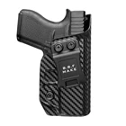 Кобура BBF Make Glock 43, кобура Glock 43x, кобура из углеродного волокна Kydex IWB для: Glock 43  Glock 43X (Gen 1-5) пистолета