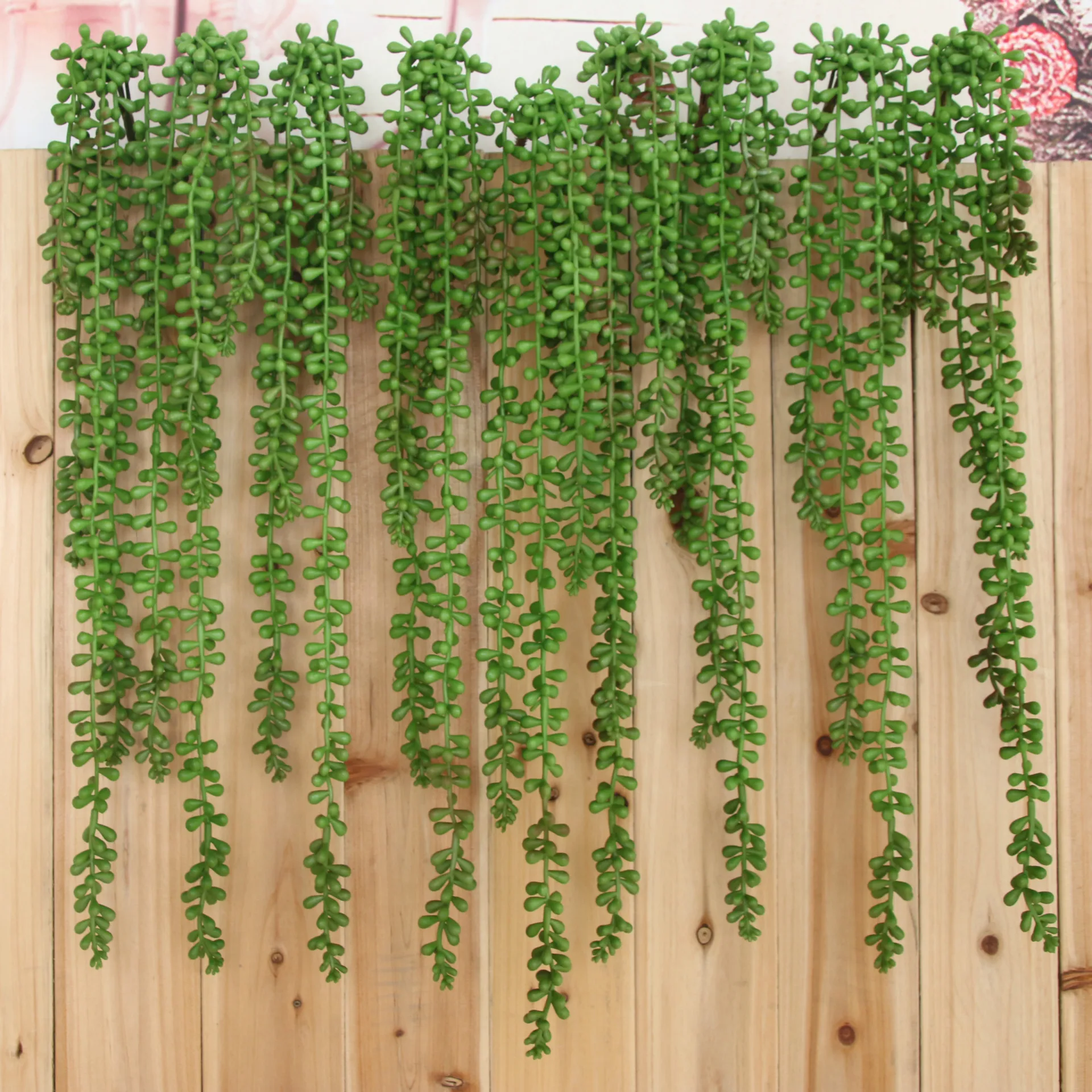 

3PCS/Lot Artificial Plant Lover Tears Wedding Party Garden Decor Home Decoration Hotel Accessories Wall Hanging Plant Succulents