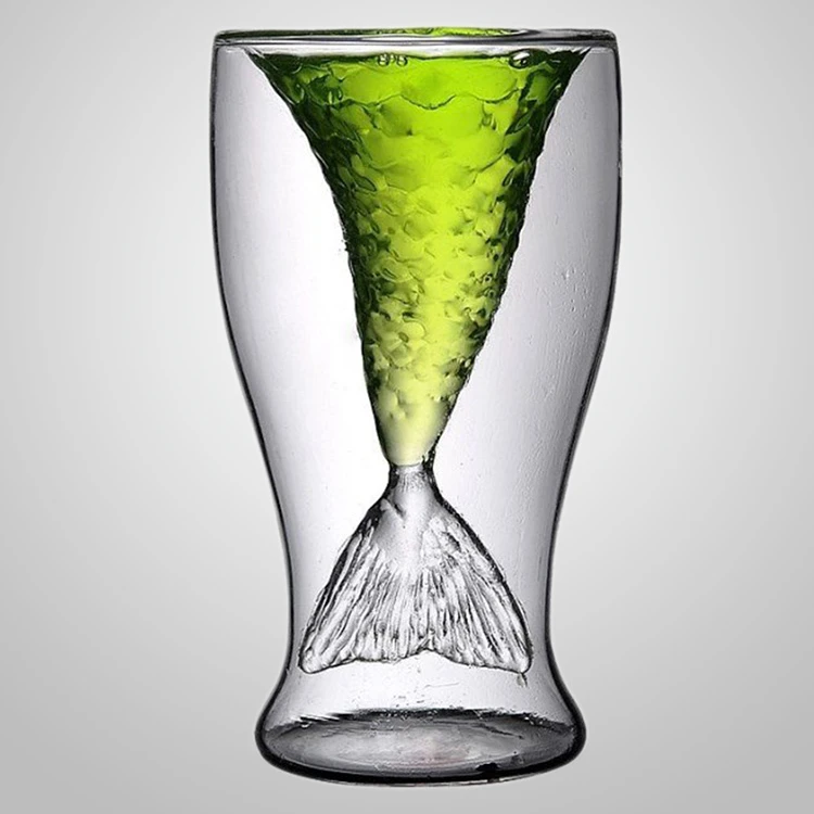 

Nordic Style Creative Double Wine Glass Bar Cocktail Glass Whiskey Water High Quality Copos De Vidro Kitchen Dining Bar EF50BL